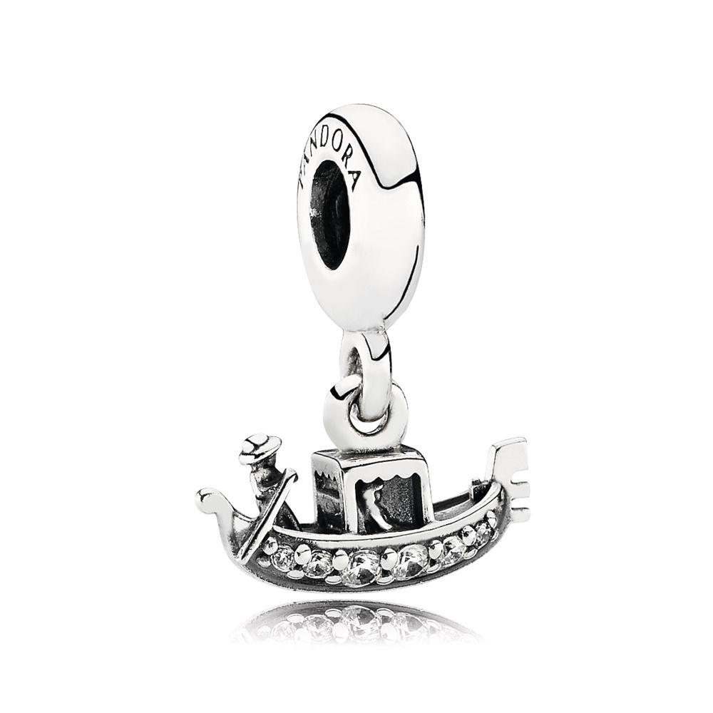 Срібна намистина Pandora   Гондола  791143CZ