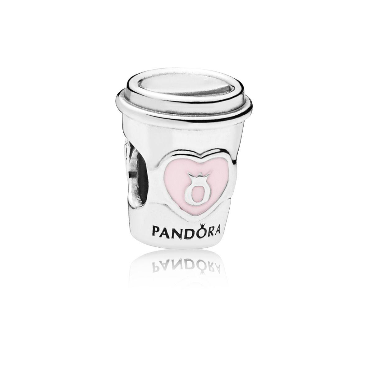 Срібна намистина Pandora     Кава з собою  797185EN160