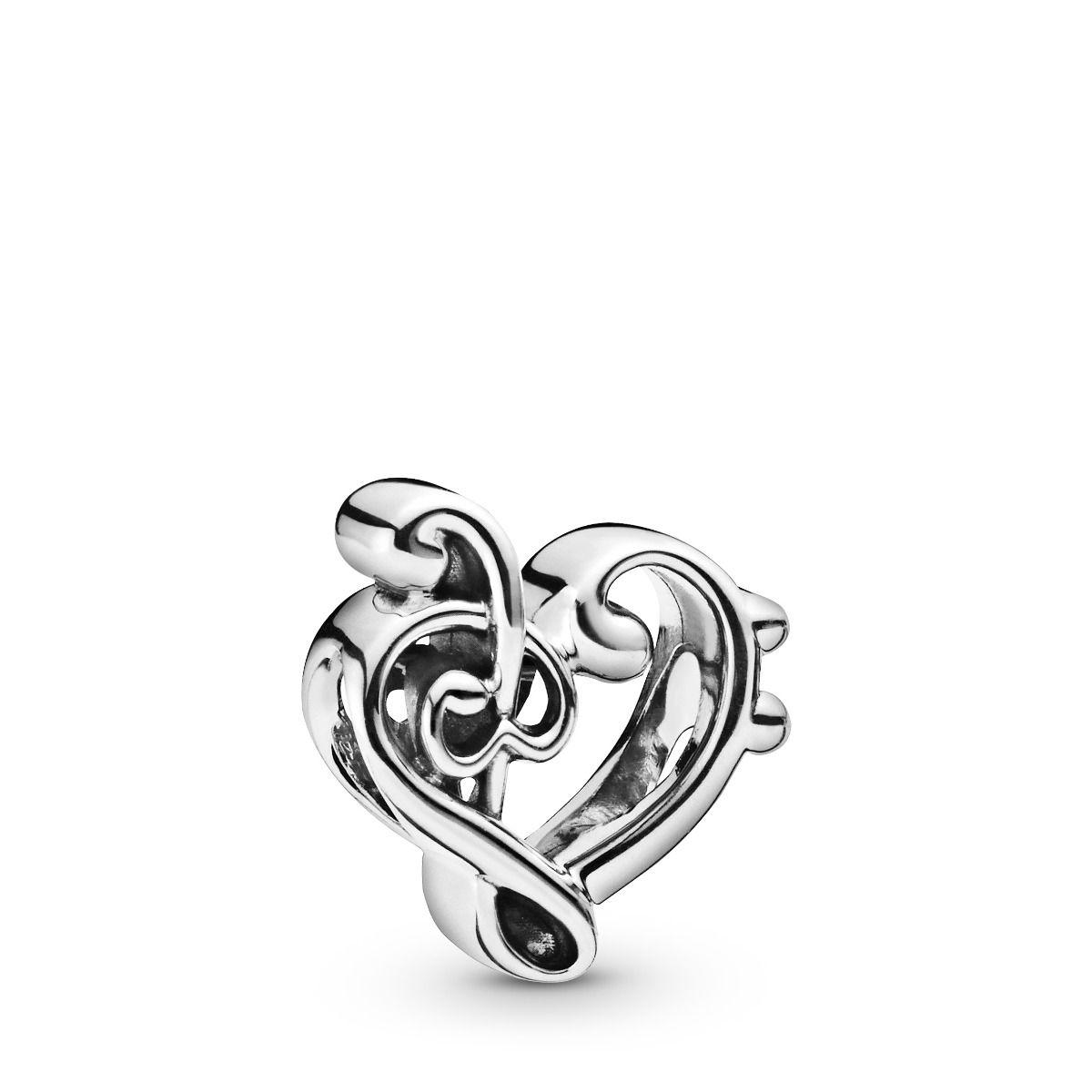 Срібна намистина Pandora     Мелодія серця  798346