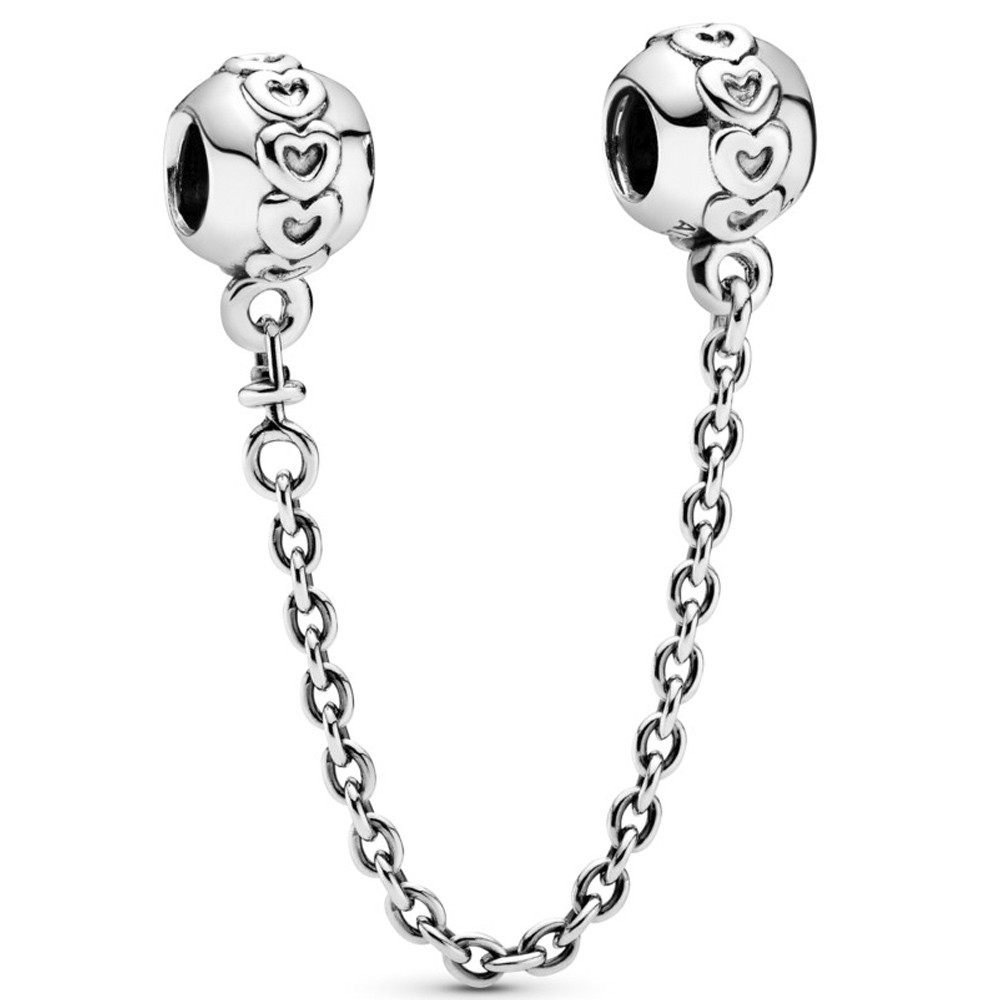 Срібна захисний ланцюжок Pandora    791088