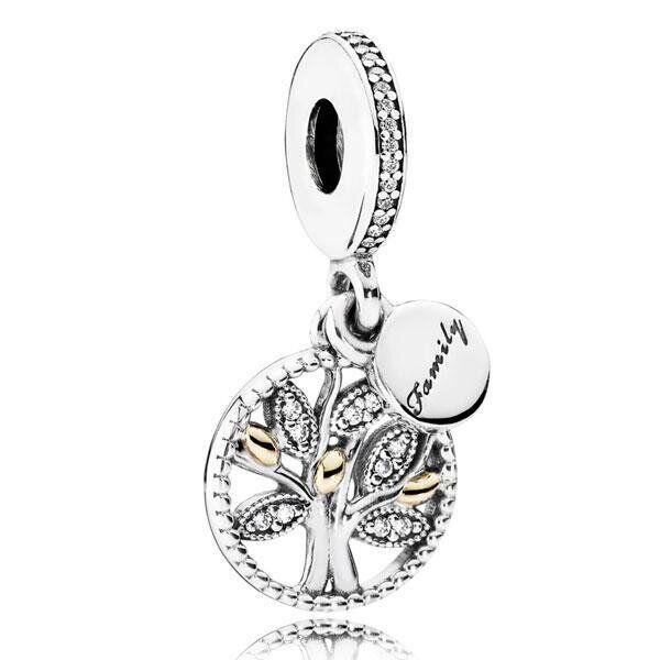 Срібна намистина Pandora   Сімейне дерево  791728CZ