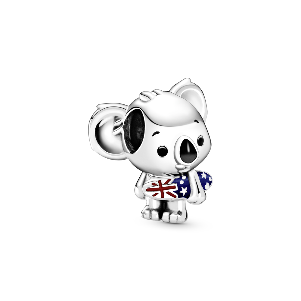Срібна намистина Pandora   Коала серфінгіст  799031C01