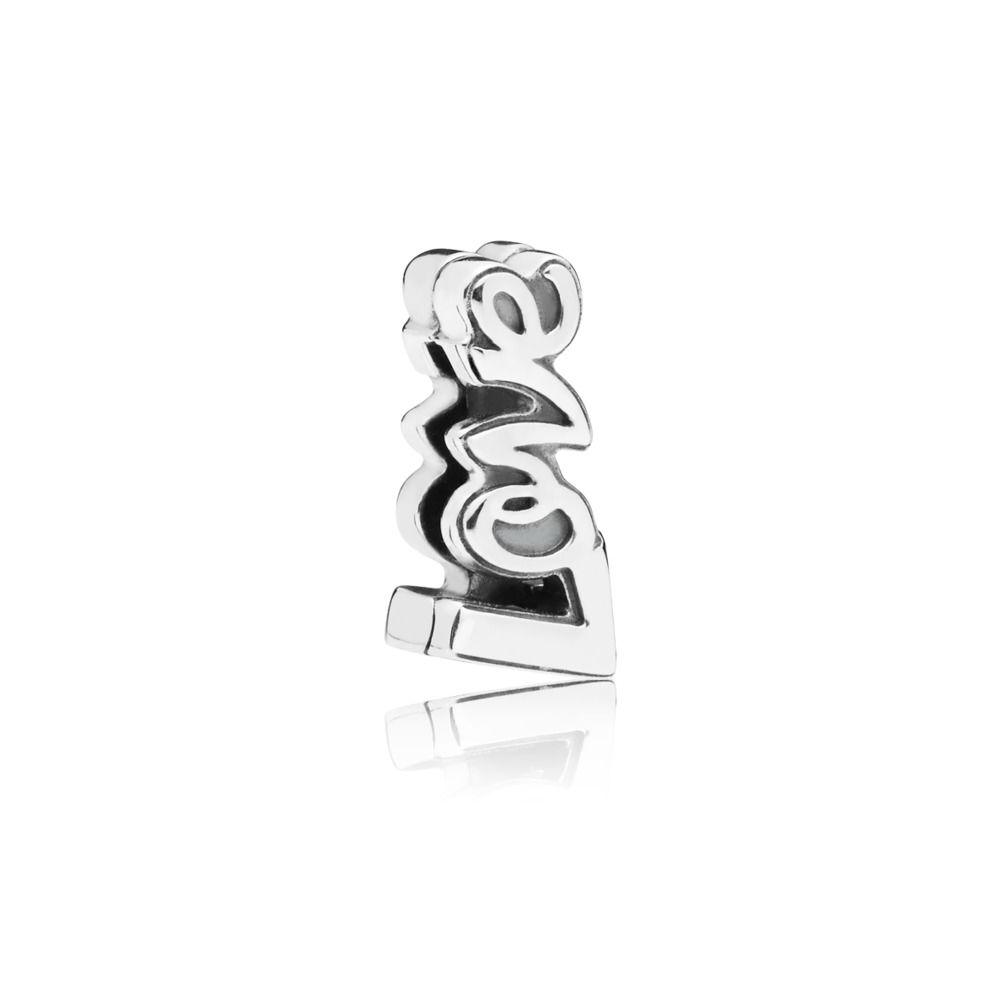 Срібна намистина Pandora    Love