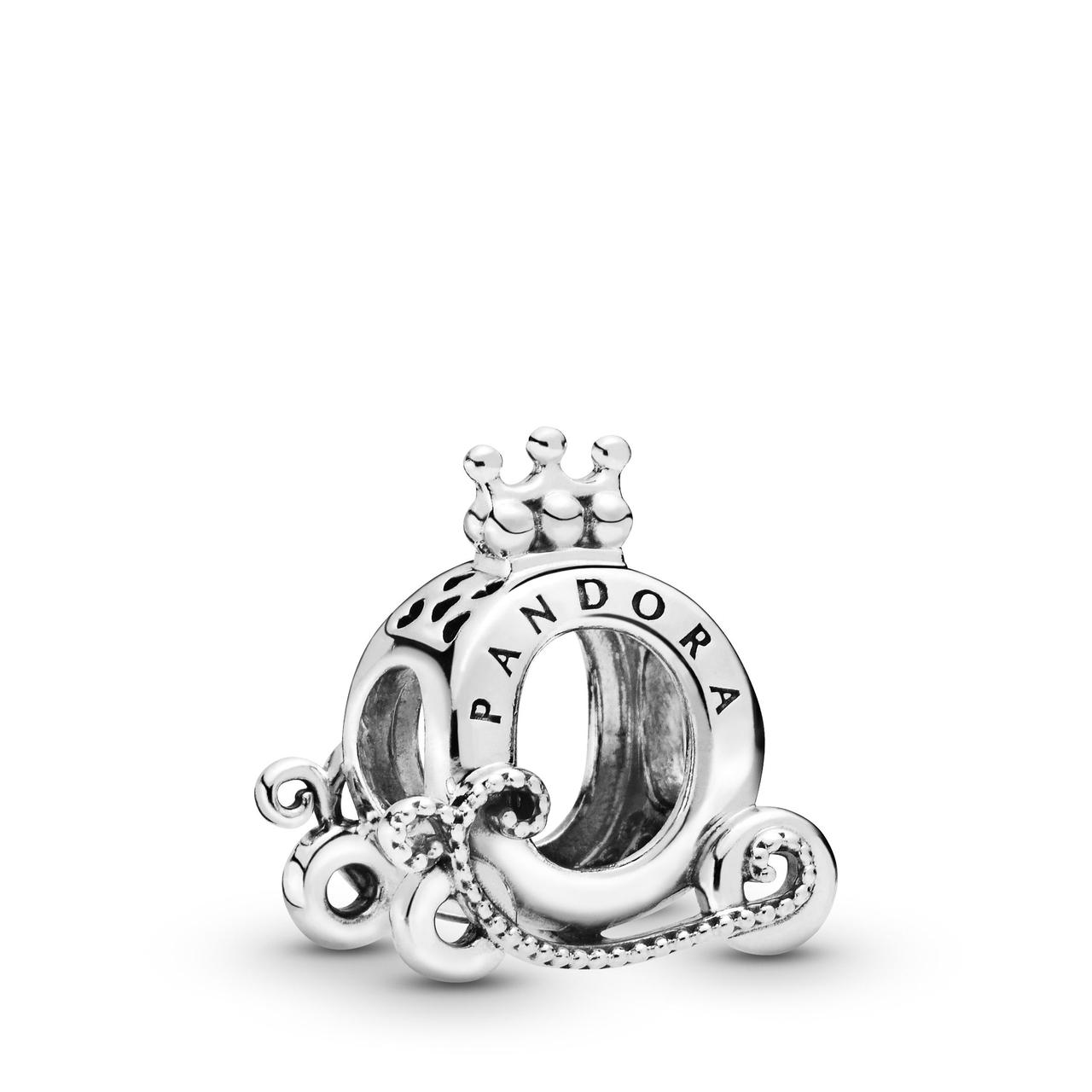Срібна намистина Pandora   Карета з монограмою Pandora   798323