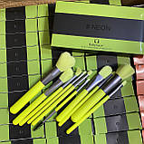 УЦІНКА!! Набір 10 пензлів Neon від Ruby Face. Прим"яті коробочки, фото 4