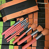 УЦІНКА!! Набір 10 пензлів Neon від Ruby Face. Прим"яті коробочки, фото 5