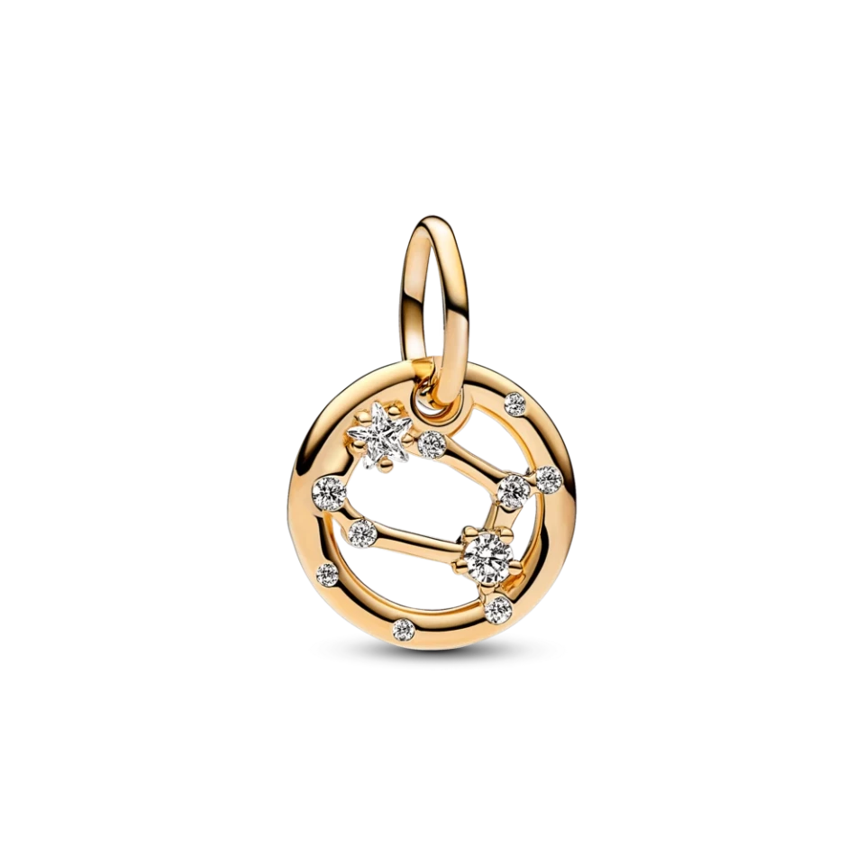 Срібна намистина Pandora Знак зодіака  Близнюки