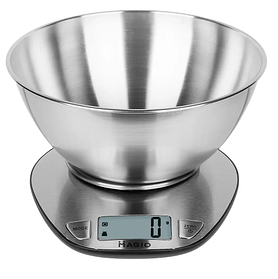 Електронні кухонні ваги Magio MG-691 зі знімною чашею до 5кг Silver (3_05301)