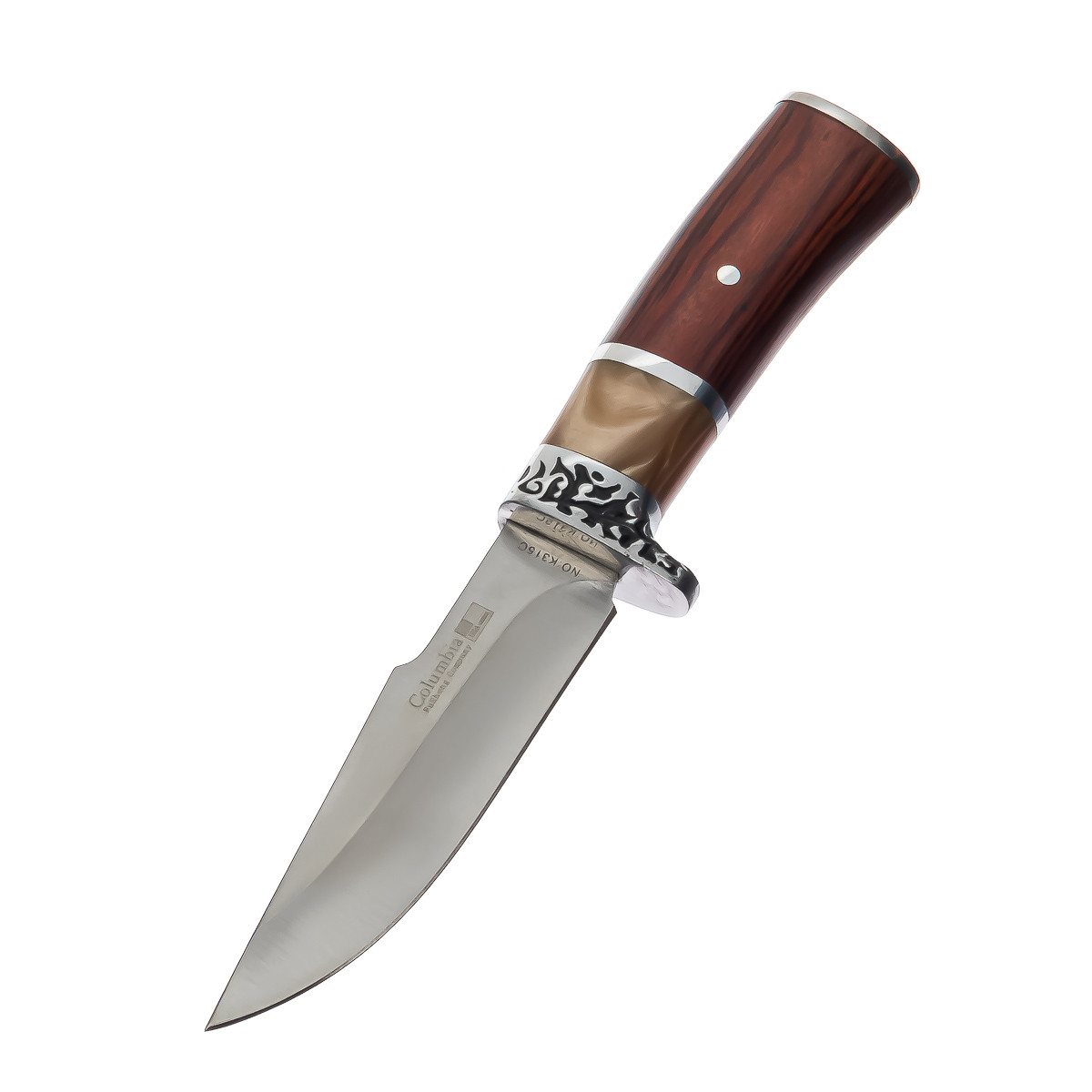 Ніж мисливський Columbia K315C із Чохлом 21.5см Brown (7_01025)