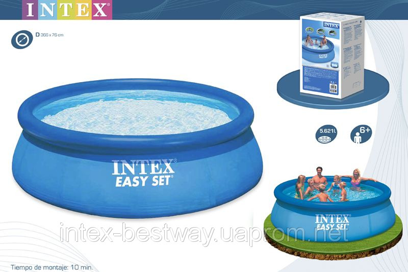 Надувний Басейн Intex Easy Set 56420 (28130) (366х76 див.)