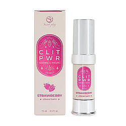 Рідкий вібратор CLIT PWR STRAWBERRY CLITORAL BALM 18+