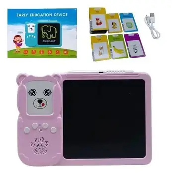 Інтерактивний планшет для вивчення англійської мови з LCD-дошкою для малювання і 112 картами (240 слів) Лучшая цена