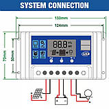 Контролер заряду PWM 40a 12v/24v для сонячних панелей, фото 7