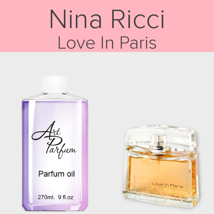 Парфумований концентрат 270мл. Аромат схожий з Nina Ricci Love In Paris