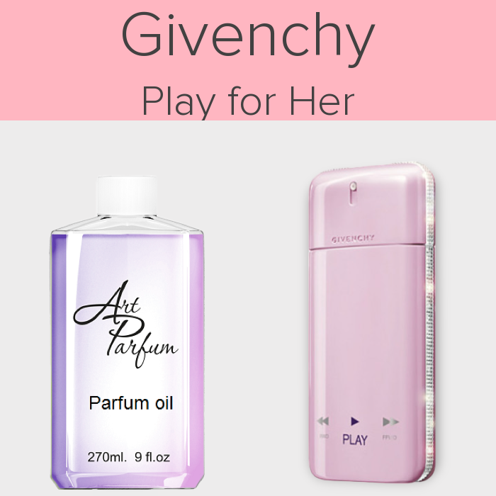 Парфумований концентрат 270мл. Аромат схожий з Givenchy Play for Her