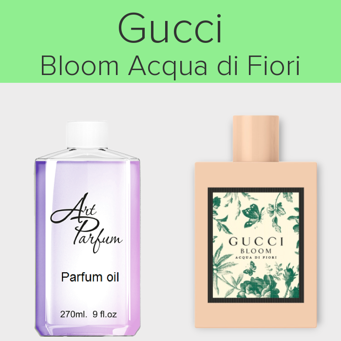 Парфумований концентрат 270мл. Аромат схожий з Gucci Bloom Acqua di Fiori