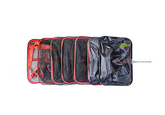 Садок короповий квадратний Feima 50х40см довжина 4.0м з кілочком (спортивний, гумова сітка) (4516)