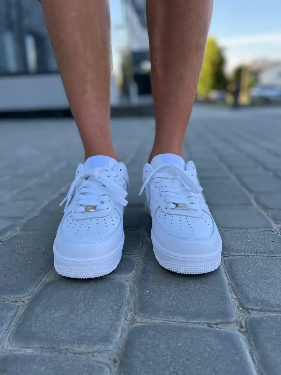 Женские кроссовки Nike Air Force 1 Low, кожа, белый, Вьетнам Найк Еір ...