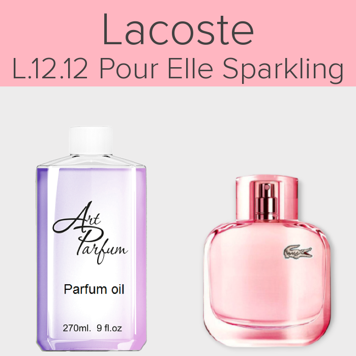 Парфумований концентрат 270мл. Аромат схожий з Lacoste L.12.12 Pour Elle Sparkling