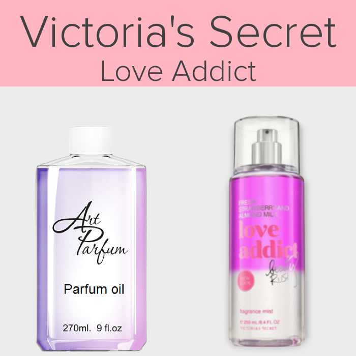 Парфумований концентрат 270мл. Аромат схожий з Victoria's Secret Love Addict