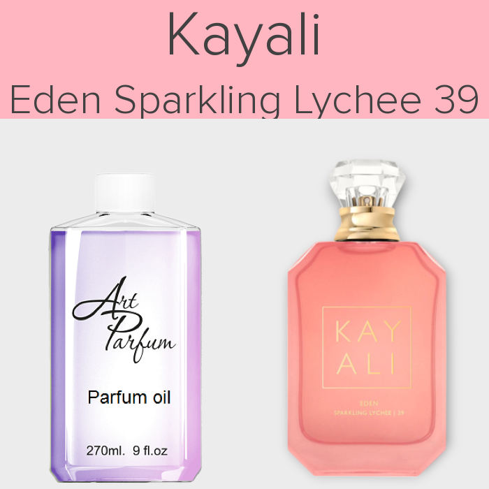 Парфумований концентрат 270мл. Аромат схожий з Kayali Eden Sparkling Lychee 39