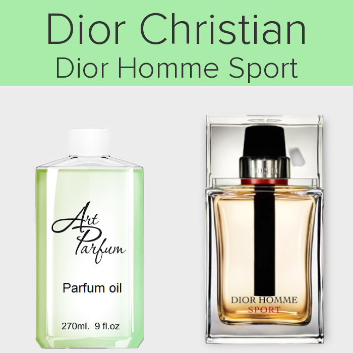 Парфумований концентрат 270мл. Аромат схожий з Dior Christian Dior Homme Sport