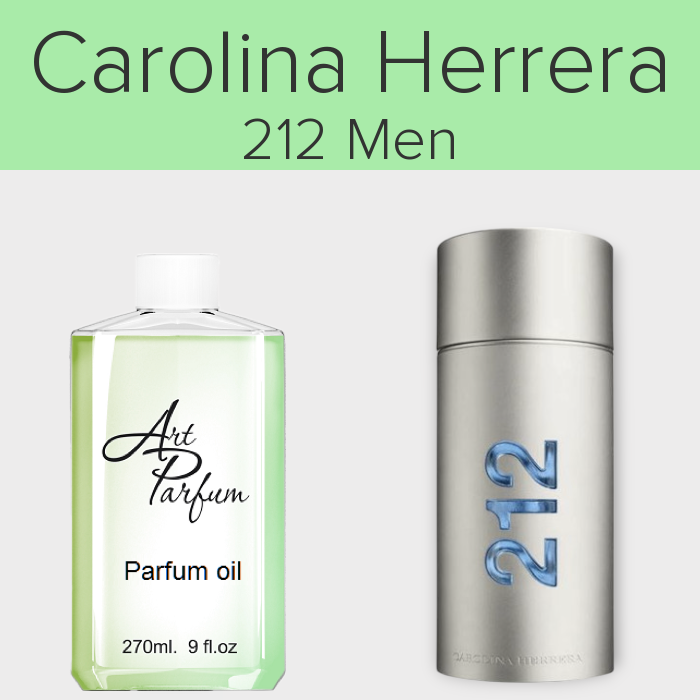 Парфумований концентрат 270мл. Аромат схожий з Carolina Herrera 212 Men