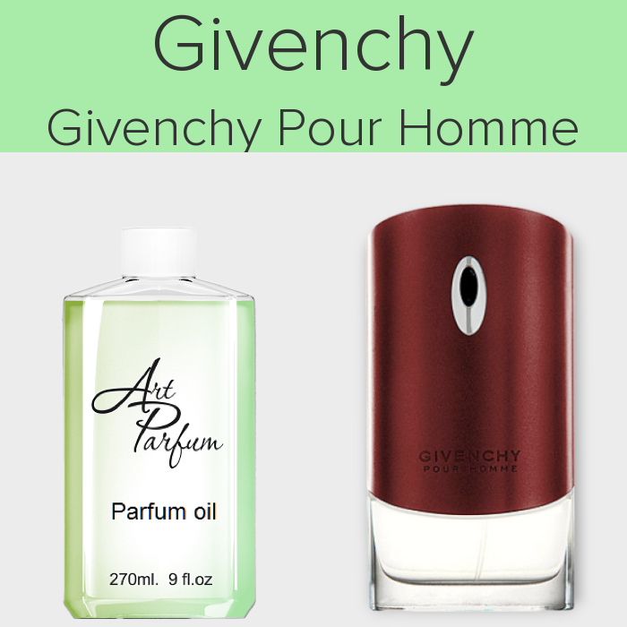 Парфумований концентрат 270мл. Аромат схожий з Givenchy Givenchy Pour Homme