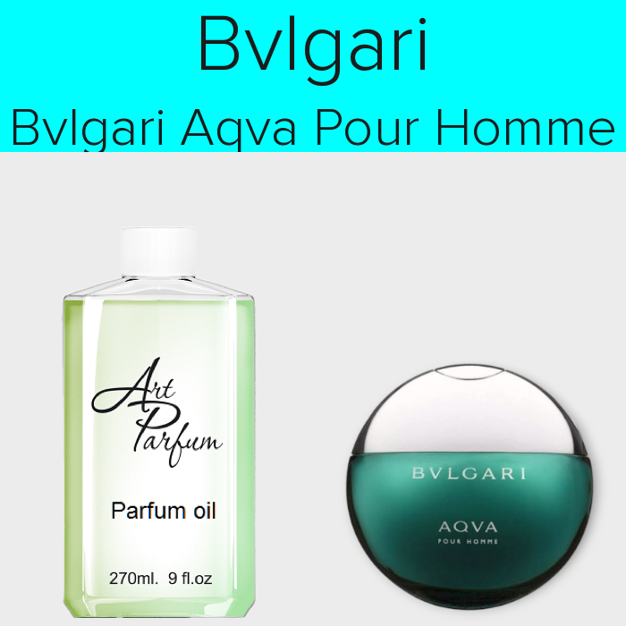 Парфумований концентрат 270мл. Аромат схожий з Bvlgari Bvlgari Aqva Pour Homme