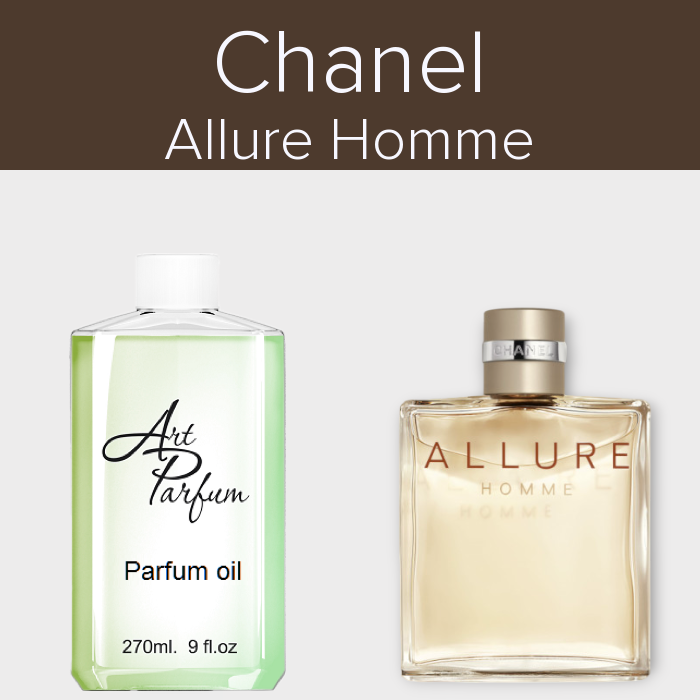 Парфумований концентрат 270мл. Аромат схожий з Chanel Allure Homme