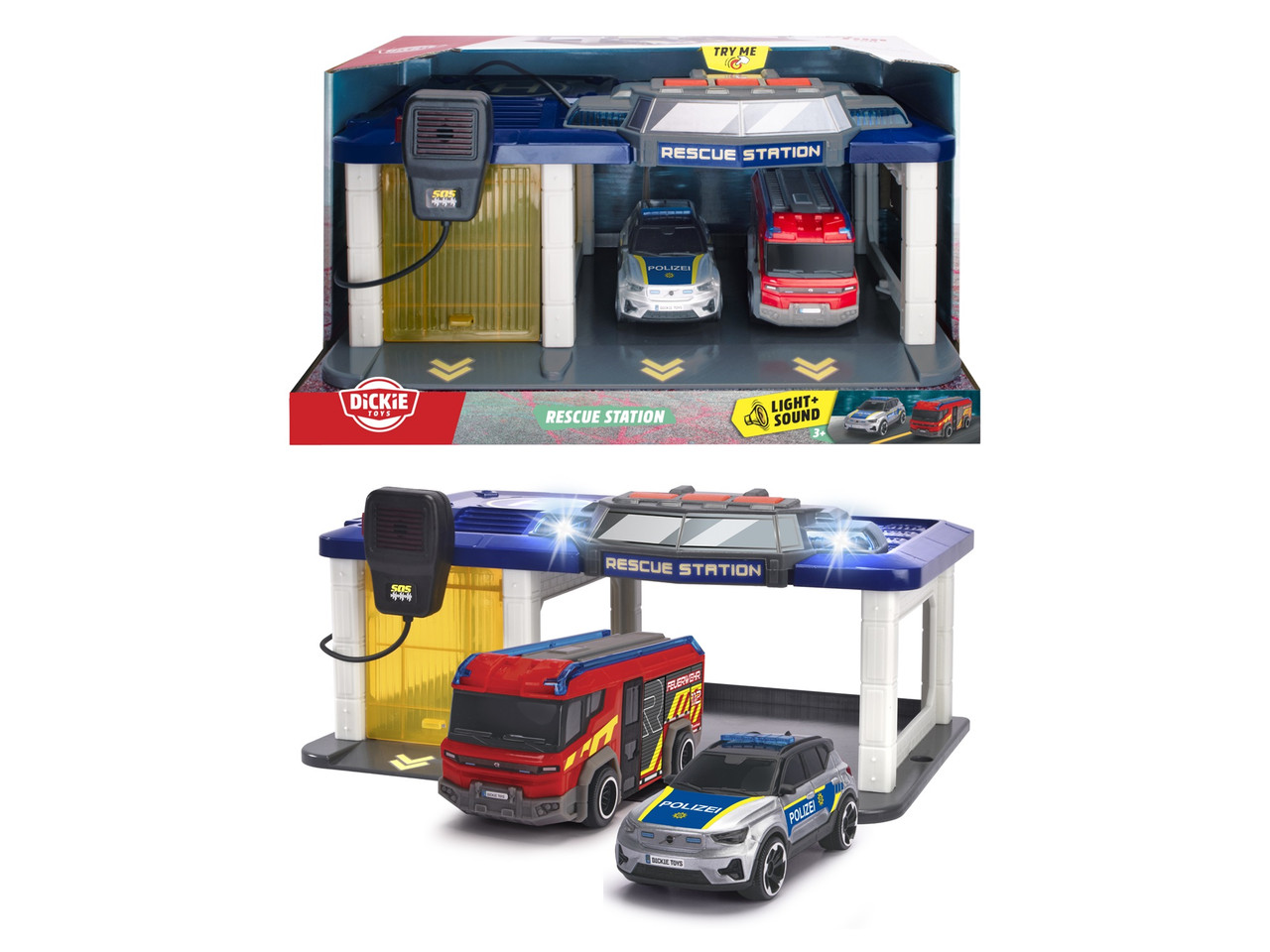 Ігровий набір Dickie Toys Рятувальний центр зі звуковими та світловими ефектами (3716026)