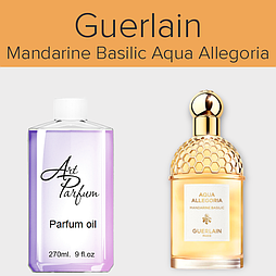 Парфумований концентрат 270мл. Аромат схожий з Guerlain Mandarine Basilic Aqua Allegoria