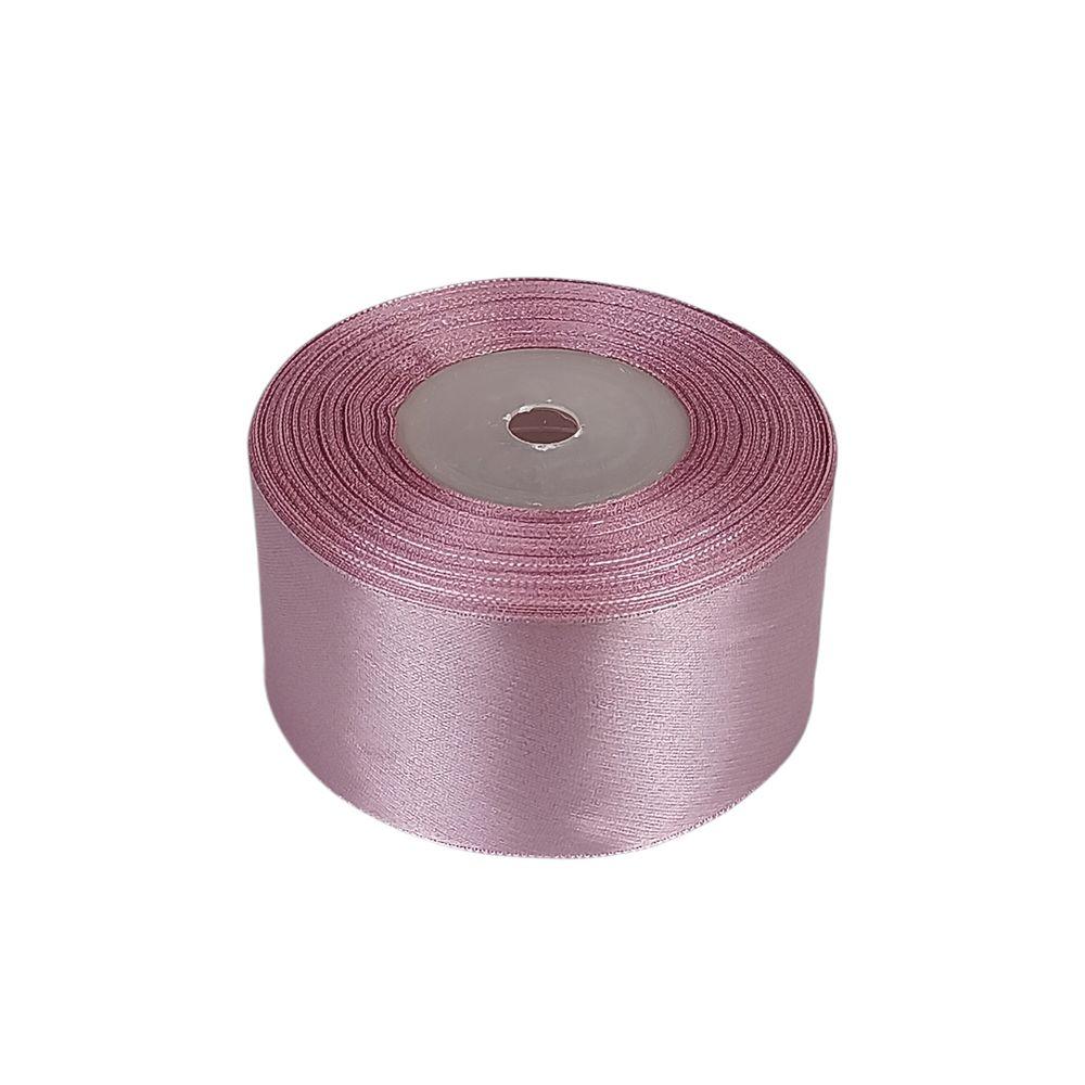 Атласна стрічка 5 см x 33м Рожевий Unison LA5033-197 KNZ