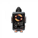 Автомобільний тримач для телефону Havit з бездротовою зарядкою W3033 15W black/silver, фото 2