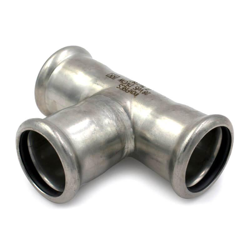 Трійник неіржавкий RM Inoxpres 182 Ø 108, фото 1