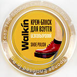 Крем-блиск "Walkin" з аплікатором для взуття з гладкої шкіри,безбарвн. 75 мл №2054(12), фото 2