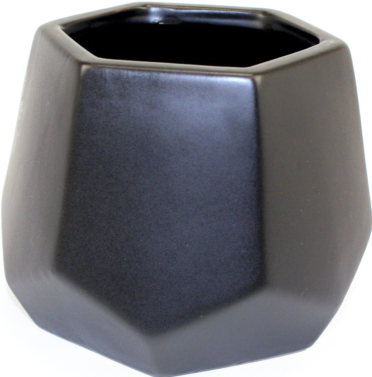 Кашпо керамічний "Led Sigma" 15х15х12,5см,мікс,без піддона №A040060(24), фото 1