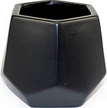 Кашпо керамічний "Led Sigma" 15х15х12,5см,мікс,без піддона №A040060(24), фото 2