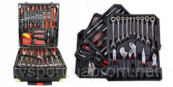 Набор инструментов с трещоткой Kraftmate Professional 356 предметов 6021 - фото 1 - id-p435758536