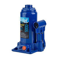 Домкрат гідравл. телескоп 5 т карт. коробка. Висота підйому 185-358 мм. 4.1кг Iron Hand (IH-185355D)