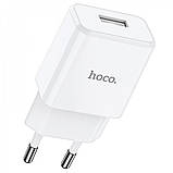Home Charger 2.1A 1U Micro Cable (1m) Hoco N9 — White, фото 6