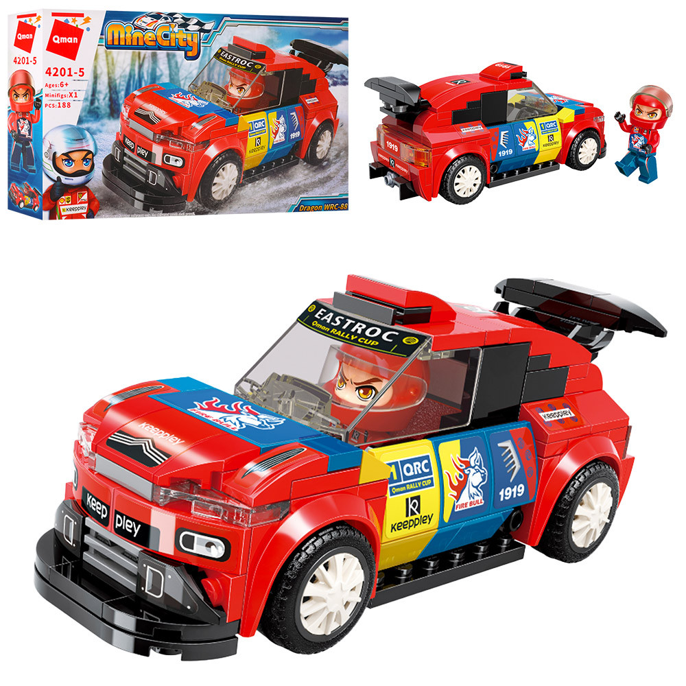 Дитячий конструктор Qman 4201-5 Перегонова Машина Mine City, 188 деталей, фото 1