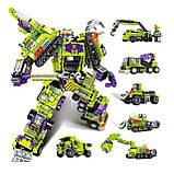 Конструктор 6в1 103081-103086 будтехніка — Робот, від 709 дет, фото 2