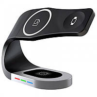 Wireless Charger 3 in 1 15W Y35 — Black