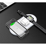 Wireless Charger 3 in 1 W40 — White, фото 4
