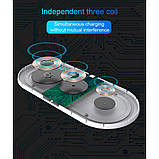 Wireless Charger 3 in 1 W40 — White, фото 8