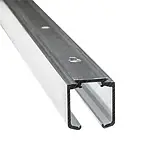 Розсувна система VILLES 5670 врізна+вбудований 2-й дотягувач+ направляюча 2м не анодована, фото 2