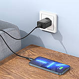 Home Charger 20W PD C to Lightning Cable (1m) Borofone BA71A — White, фото 6