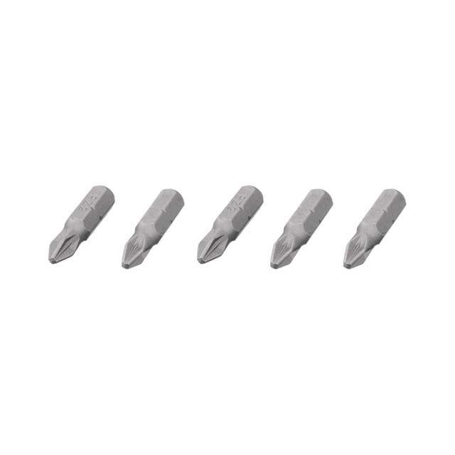 Комплект викруткових насадок PZ2 1/4"*25 мм, ACR, S2, пак. 5шт., STORM INTERTOOL VT-0209