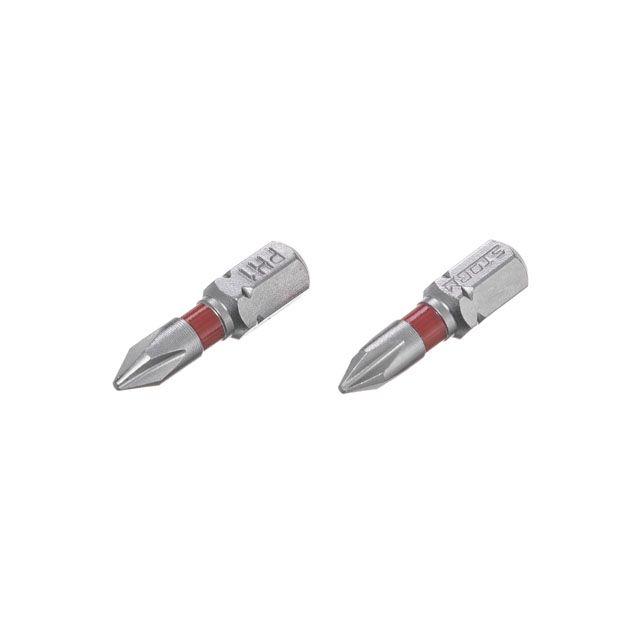 Комплект викруткових насадок PH1 1/4" * 25 мм, S2, пак. 2 шт., STORM INTERTOOL VT-0217